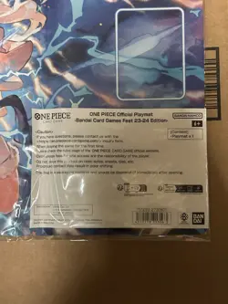 One Piece Card Game Official Playmat Bandai Card Games Fest 23-24 Edition NEW - Image 2