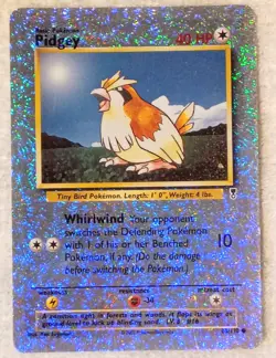 Pokemon Cards: Legendary Collection Reverse Holo: Pidgey 85/110 - Image 1