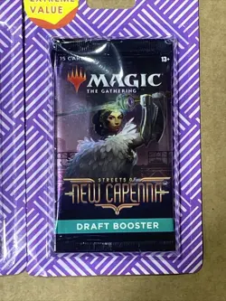 Magic The Gathering MTG Streets of New Capenna & Phyrexia Draft Boosters Pack - Image 3