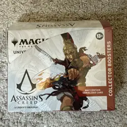 MTG: Universes Beyond Assassin’s Creed Collector Booster Box Factory Sealed - Image 1