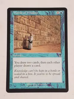 MTG Words of Wisdom (Odyssey/Blue/C) - BGM - Image 1