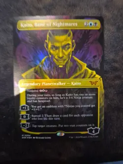 MTG ~ Kaito, Bane of Nightmares (Showcase Foil) ~ Duskmourn ~ Near Mint ~ Mythic - Image 1