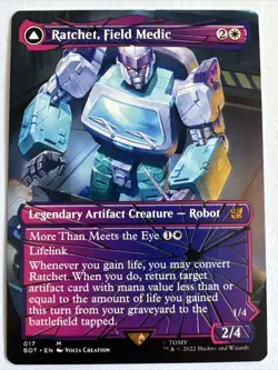 Ratchet, Field Medic / Ratchet, Rescue Racer MTG - Image 1