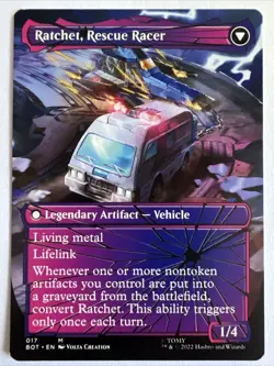 Ratchet, Field Medic / Ratchet, Rescue Racer MTG - Image 2