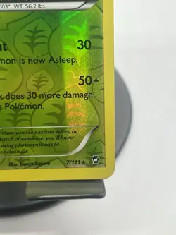 Pokemon TCG Leafeon 7/111 XY Furious Fists Reverse Holo Rare MP - Image 4