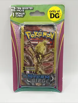 Pokemon DG Mini Blisters XY Stream Siege 2 Mini Booster Packs New - Image 1