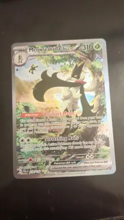 Pokemon TCG Meowscarada EX 256/193 Paldea Evolved Special Illustration Rare Holo - Image 1