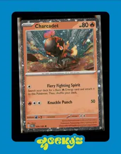 Charcadet 026/182 S&V Paradox Rift Cosmos Holo Promo Pokemon Trading - Image 1