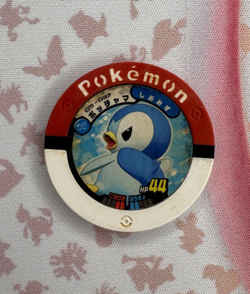 ✨1c Start✨ Piplup 05-037 Regular Battrio Japanese Pokemon Arcade Game Chip 🍄 - Image 1