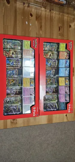 Pokemon TCG: Prismatic Evolutions 8 Mini-Tins Promos Costco Lot Of 2 IN HAND - Image 1