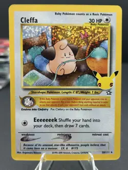 Cleffa 20/111 Holo Rare - 2021 Pokemon Celebrations 25th Anniversary NM - Image 1