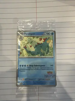2024 Pokemon Illustration Contest SEALED! Feraligatr, Pikachu & Toxtricity EX - Image 1
