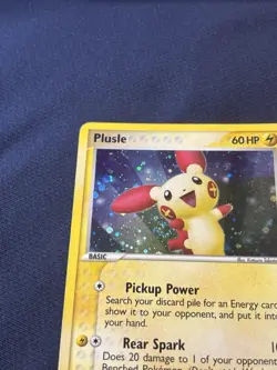Plusle 6/12 EX Trainer Kit 2: Plusle & Minun Holo Pokemon card played - Image 3