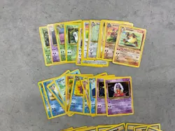 Lot of 93 Vintage Pokemon Trading Cards From 1999 Magneton Pikachu Haunter - Image 4