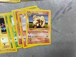 Lot of 93 Vintage Pokemon Trading Cards From 1999 Magneton Pikachu Haunter - Image 5