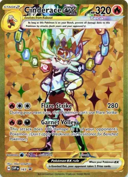 Cinderace ex 163 Sv: Scarlet & Violet Promo Cards Holo - Image 1