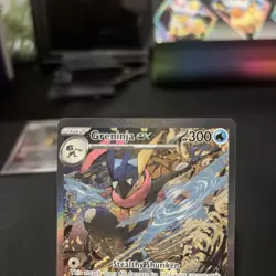 Pokemon TCG Greninja EX 132 Shrouded Fable Special Illustration Promo Card - Image 2