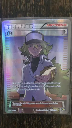 N Trainer Card 105a/124 Pokemon Alternate Art Promo Holo - Image 1