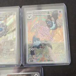 Team Rocket's Meowth 203/182 Sv10: Destined Rivals Holo 5 Card Lot 🔥 🔥See Pics - Image 4