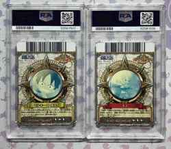 Luffy 001 + Nami 002 PSA10 Strong World Promo 2009 One Piece Sequential Cards - Image 4