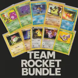 Pokemon TCG Vintage WOTC Team Rocket Set Unlimited Lot (10x Bundle) NM-LP - Image 1