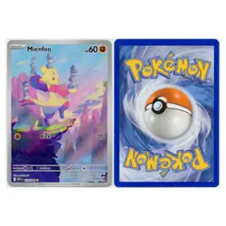 2025 Pokemon Mienfoo Scarlet & Violet White Flare Illustration Rare #133/086 NM - Image 3
