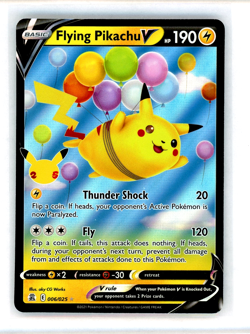 Flying Pikachu V Ultra Rare 006/025 Pokemon Celebrations 25th Anniversary NM - Image 1