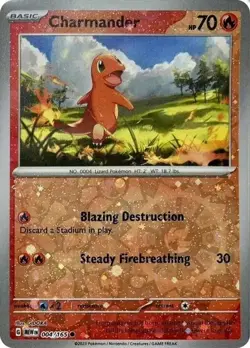 1x Charmander - 004/165 - Costco Exclusive NM-Mint Pokemon SV03.5 - 151 - Image 1