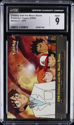 2000 POKEMON TOPPS SER 2 - EP6 CLEFAIRY AND THE MOON STONE CGC 9 - Image 1