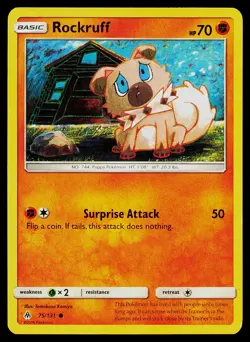 Pokemon SM - Forbidden Light 75/131 Rockruff - Image 1