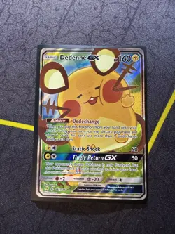 Dedenne GX 195a/214 Pokemon TCG Unbroken Bonds Alternate Art Promo Near Mint - Image 1