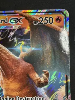 2019 TCG Pokemon #SM195 Charizard GX Jumbo Oversized Sun & Moon Black Star Promo - Image 4