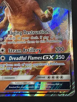 2019 TCG Pokemon #SM195 Charizard GX Jumbo Oversized Sun & Moon Black Star Promo - Image 5