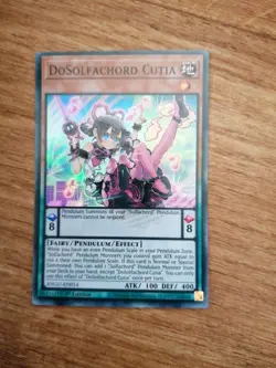 DoSolfachord Cutia | ANGU-EN014 | Super Rare | 1st Edition | Yugioh TCG - Image 1