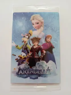 Kingdom Hearts Metallic Card 003 Frozen 1 Card World Card Card Wafers 3rd Editio - Image 1