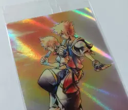 Kingdom Hearts Metallic Placard No.08 Visual Card Card Wafers First Edition KING - Image 2