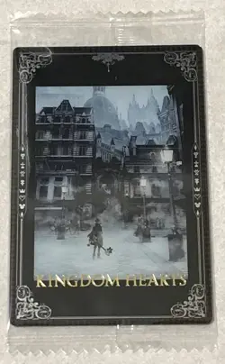 Kingdom Hearts Wafer Memorial Collection Special Art Card Foil Stamped 028 28 Un - Image 1
