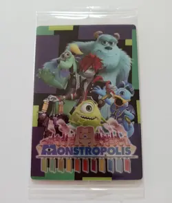 Kingdom Hearts Metallic Card 002 Monsters Inc. 1 Card World Card Wafers 3rd Edit - Image 1