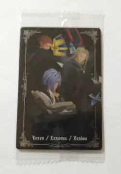 Kingdom Hearts Metallic Placard No.17 Vixen & Lexeus & XXion Card Wafers 20th An - Image 1