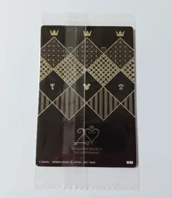 Kingdom Hearts Metallic Placard No.21 Art Card Card Wafers 20th Anniversary 20th - Image 4