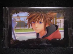 Kingdom Hearts Wafer Memorial Collection Metallic Card 009 Sora - Image 1