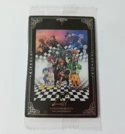 Kingdom Hearts Metallic Placard No.22 Art Card Card Wafers 20th Anniversary 20th - Image 1