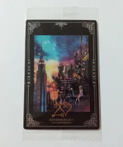 Kingdom Hearts Metallic Placard No.25 Art Card Card Wafers 20th Anniversary 20th - Image 1