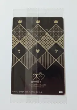 Kingdom Hearts Metallic Placard No.25 Art Card Card Wafers 20th Anniversary 20th - Image 3
