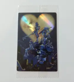 Kingdom Hearts Metallic Placard No.01 Visual Card Card Wafers First Edition KING - Image 1