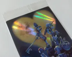 Kingdom Hearts Metallic Placard No.01 Visual Card Card Wafers First Edition KING - Image 2