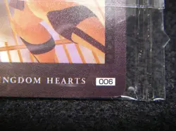 Kingdom Hearts Wafer Memorial Collection Metallic Card 006 Olympus - Image 3