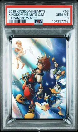 PSA10 Kingdom Hearts Wafer Card One Owner - Image 1
