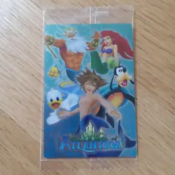 Kingdom Hearts Card No. 21 Metallic Placard Wafers 1st Edition - Image 1