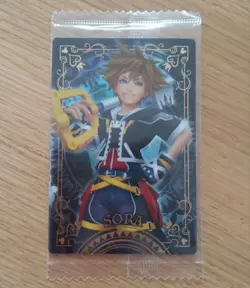 Kingdom Hearts Card No.14 Metallic Placard Wafers 1st Edition - Image 1